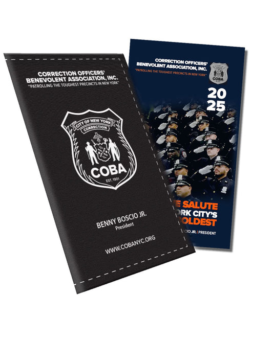 2025 COBA Calendar Leatherette