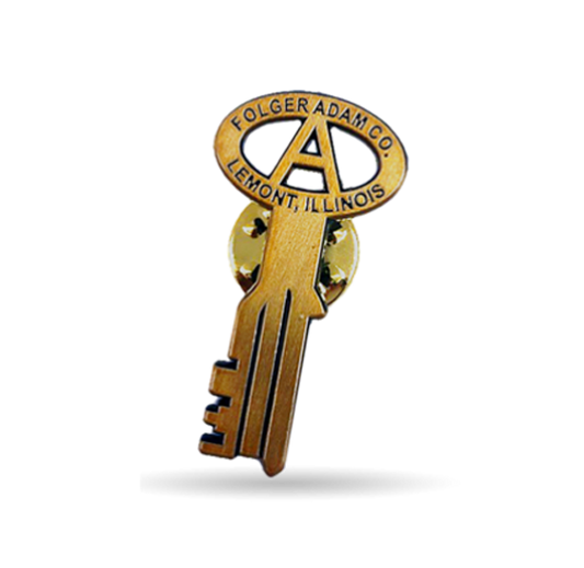 FOLGER ADAM CO. LAPEL PIN