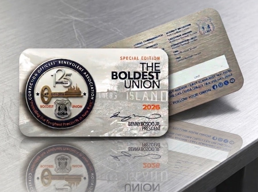 COBA 125th Year Special Edition Collective Blue Velvet Box with a Challenge Coin, Lapel Pin and Exclusive Platinum Card