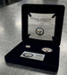 COBA 125th Year Special Edition Collective Blue Velvet Box with a Challenge Coin, Lapel Pin and Exclusive Platinum Card